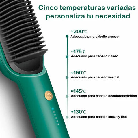 HairLiss™ Cepillo Alisador 2 en 1