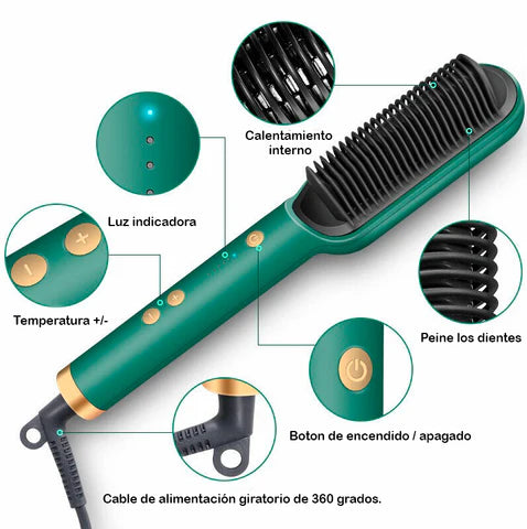 HairLiss™ Cepillo Alisador 2 en 1